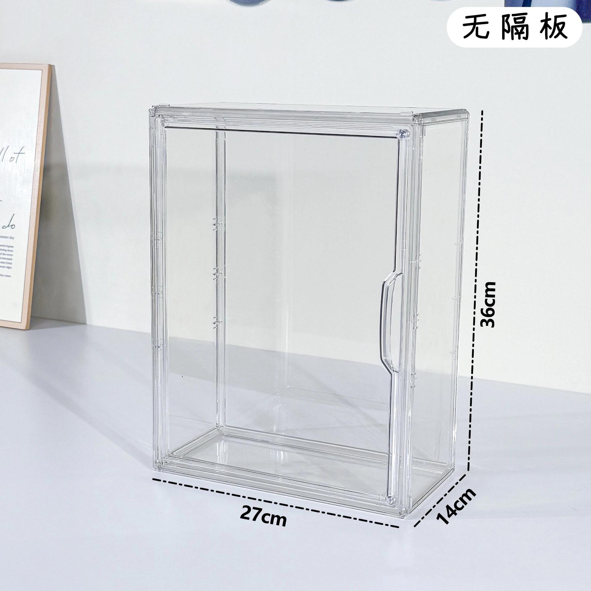 Blind Box Storage Display Bubble Mart Handheld Storage Desktop Dustproof Transparent Acrylic Display Cabinet Organizer Drawers
