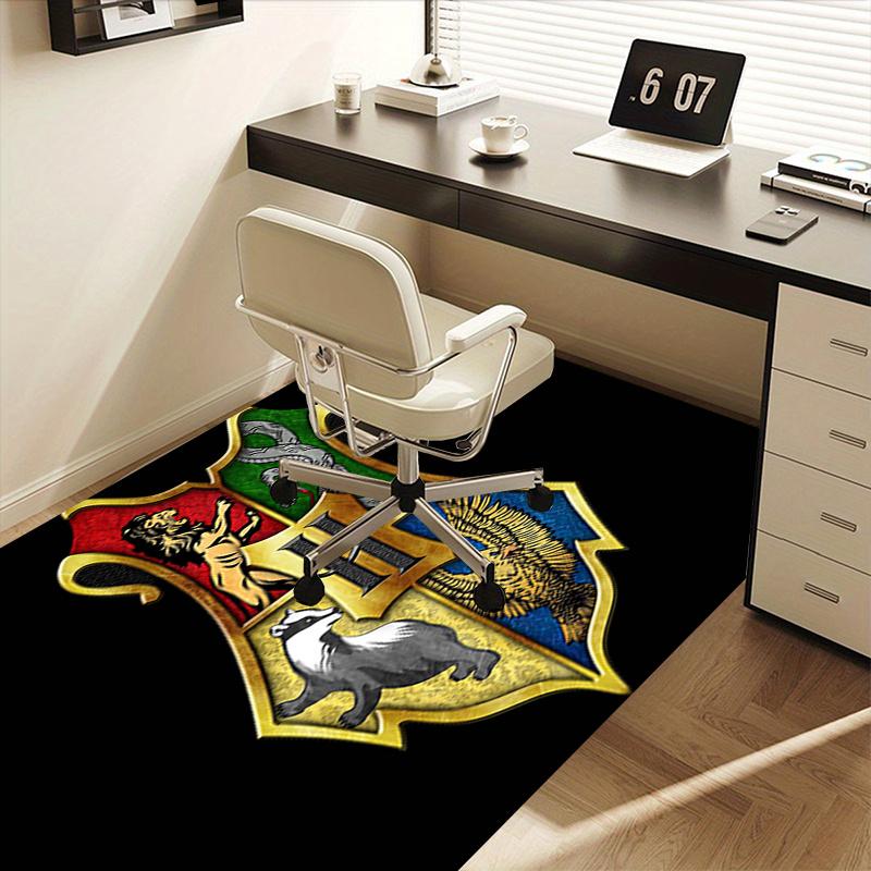 Hogwarts House Crests Wallpapers for iPhone & Android Office Mat Home Decor Office Desk Chair Rugs Chair Carpet for Office Chair Mat Gift Fo