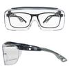 3pcs Anti-fog Safety Glasses Transparent Lens Blue Light Blocking Unisex Protective Glasses