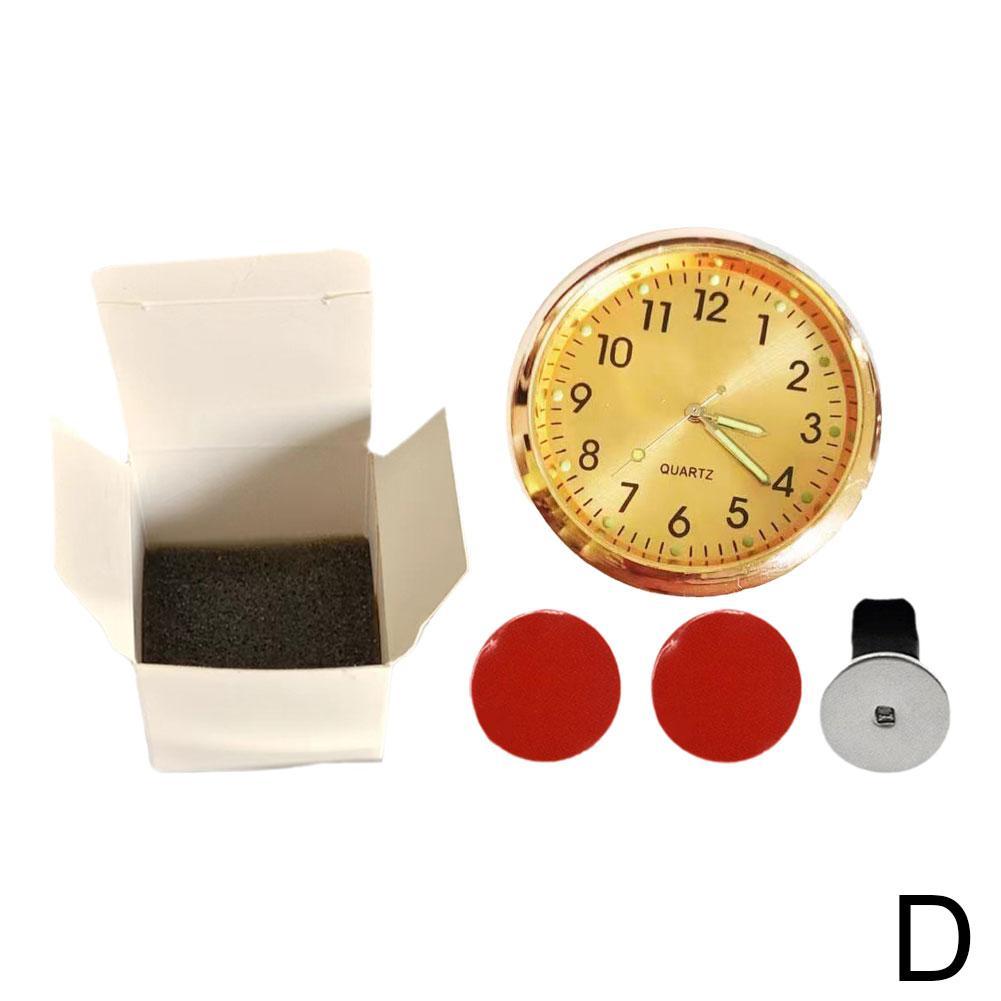 Mini hodinky do auta Quartz hodiny elektronické hodiny vodotěsné auto palubní deska v motocyklu hodiny auto hodiny hodinky kolo auto ozdoba