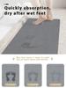 High Quality Bathroom Mats Absorbent Quick Drying Anti-Slip Rug Bath Mat Carpet Non Slip Shower Room Floor Pad