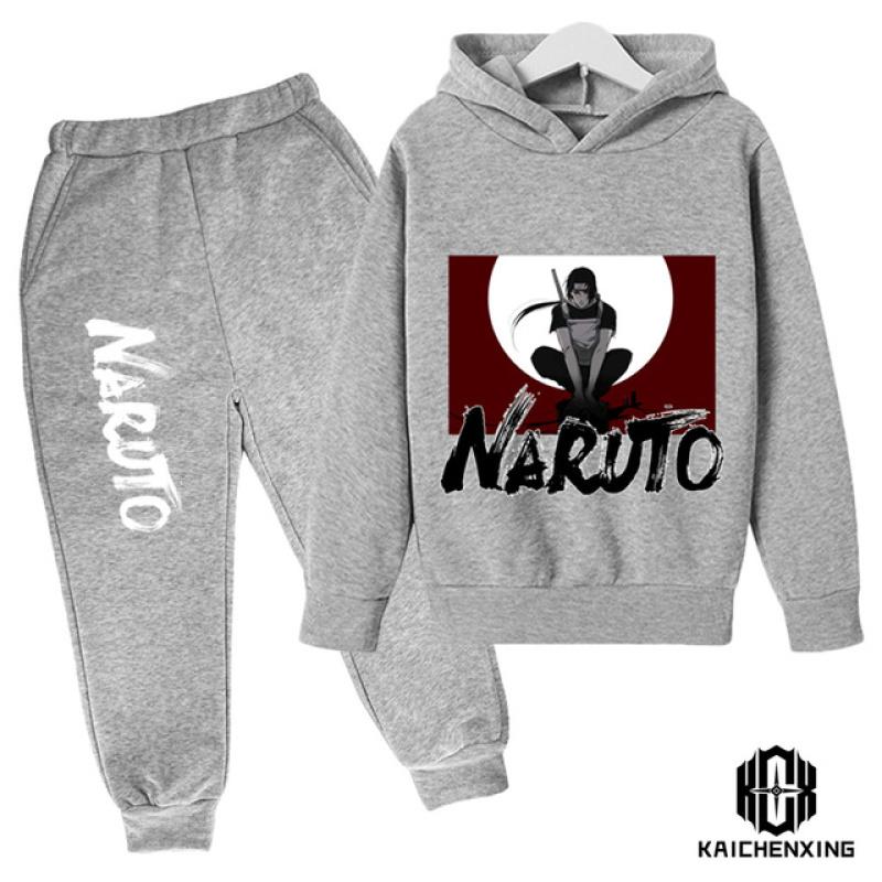 Cool Naruto Sports Suit Anime Hoodie Essential Children's Wear Men's Suit New Men's Suit Men's Fashion Suit Couple Hoodie