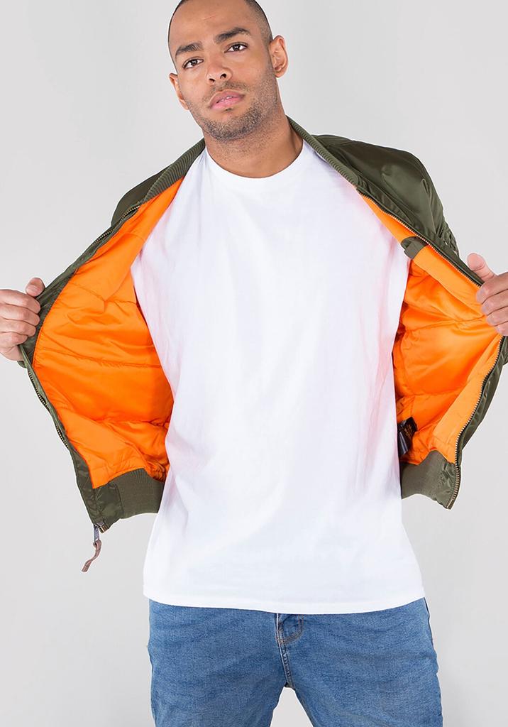 Demi-season Jacket Alpha Industries MA-1 VF 59 Long (168100) Dark Green