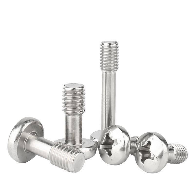 Yigu 304 Stainless Steel Phillips Round Head Captive Screws - M2/M3/M4 Half Thread Pan Head Machine Screws