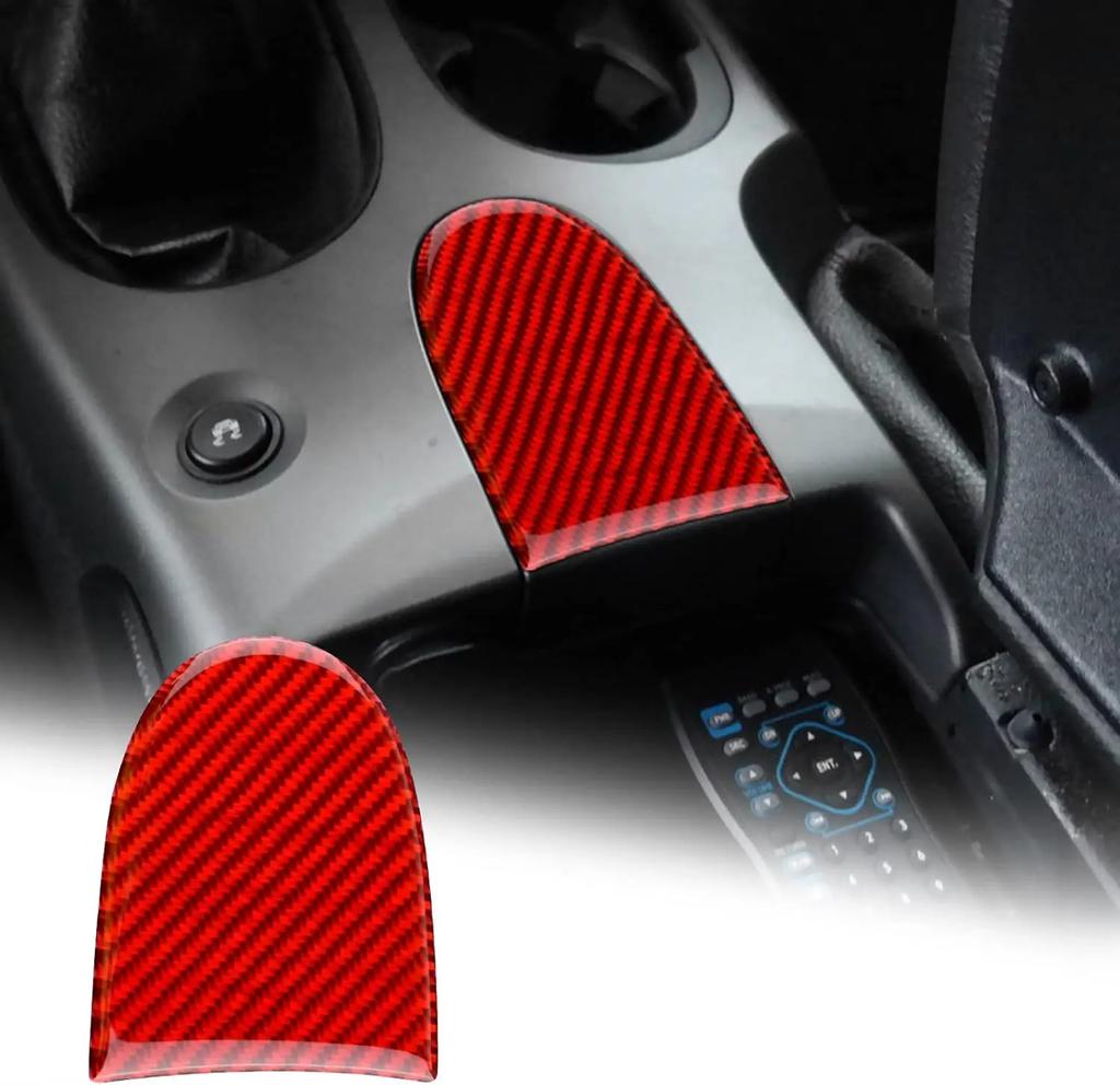 Schaltpanel-Abdeckung Zierleiste für Chevrolet Corvette C6 2005-2007 Innenraumzubehör Carbonfaser-Stil