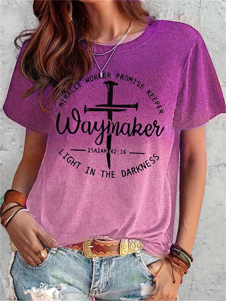 Dandelion Print Women's O-neck T-shirt Urban Street Fashion Women's Loose T-shirt Everyday Casual Elegant Short-sleeved Top