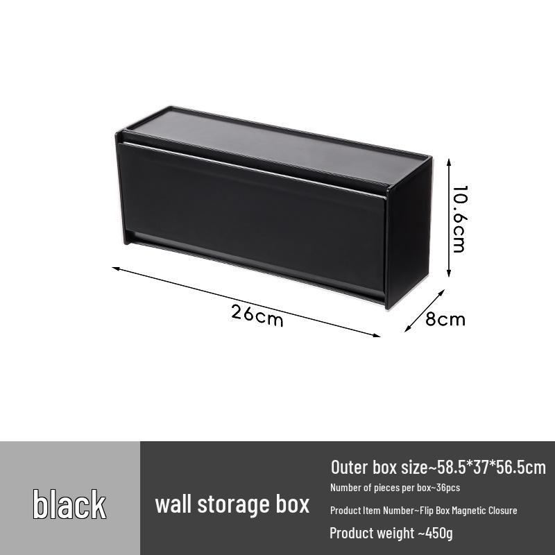Wall-Mounted Bathroom Storage Box: Punch-Free Hanging Organizer for Sanitary Napkins