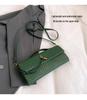 Women's Crossbody Woven Baguette Clutch - Fashionable Accordion Evening Shoulder Bag