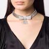 Luxury Diamond Bow Multi-Layer Choker Necklace – Elegant High-End Hip Hop Style for Women