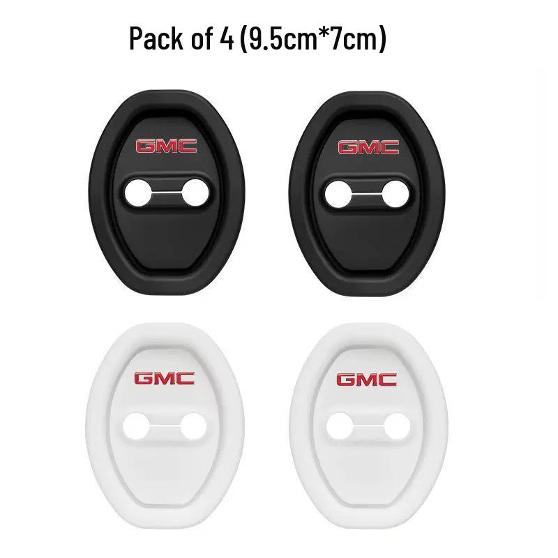 Universal Silicone Car Door Lock Protection Pad - Sound Reduction & Shock Absorption for Select Models