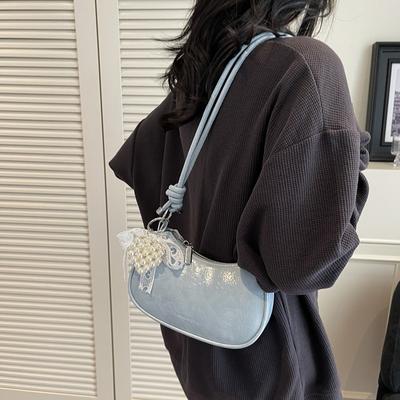 Frühling und Sommer beliebte Nischentasche Damen 2025 neue vielseitige Umhängetasche tragbare Knödeltasche