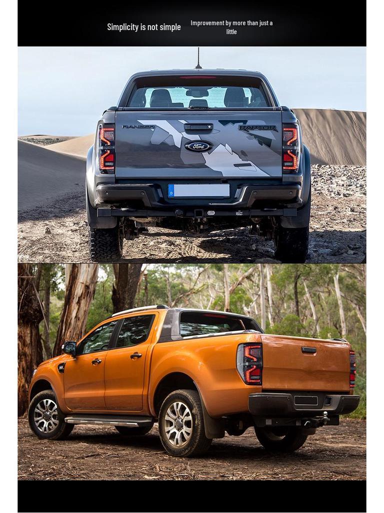 LED Dynamic Turn Signal Tail Light for 2012-2018 Ford Everest Ranger T6