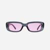 Lukadiseu Lk06 Mauve Charcoal Retro Line Sunglasses