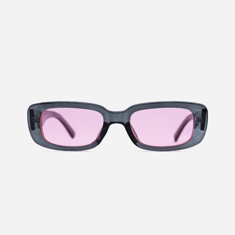 Lukadiseu Lk06 Mauve Charcoal Retro Line Sunglasses