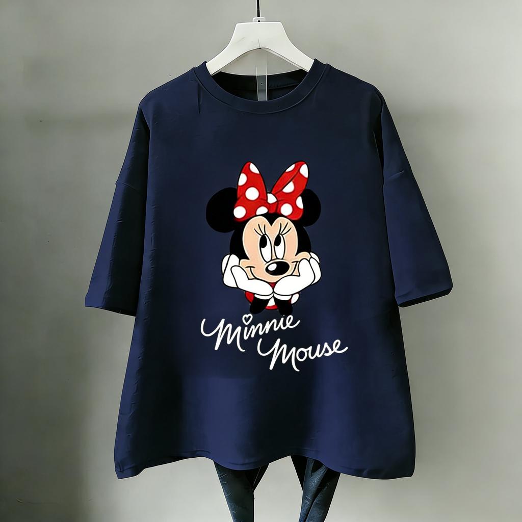 Minnie Mouse Disney T Shirt Women Man Cotton Short Sleeve Cartoon Graphic Tee Vintage Cute Casual Summer Tops 2026 Fashion Y2k