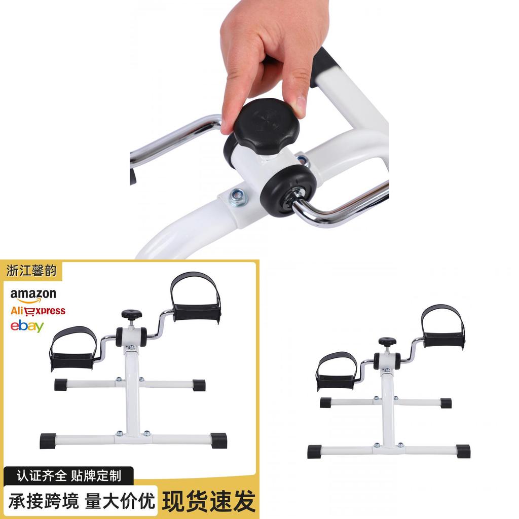 Portable Indoor Mini Exercise Bike With Resistance Knob For Home Office Fitness