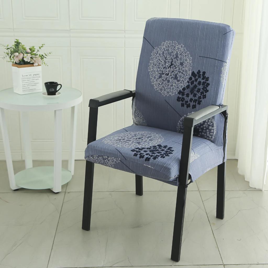 Printed Floral Elastic Computer Office Chair Cover Anti-dirty Rotating Stretch Gaming Desk Seat Chair Slipcover for Armchair