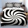 Optical Illusion Decor 3PCMultiple Sizes Kid's and Adults' Bedroom Exquisite 3PC Bedding Set Gift
