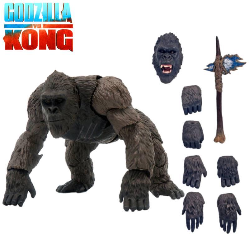 Godzilla Vs. King Kong Toy Action Figure Model 14cm/5.51in Size Black Color