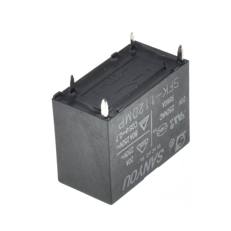 Sanyou 20A 250V AC/Water Heater Relay, Model SFK-112 24DM/DMP, 4 Pins