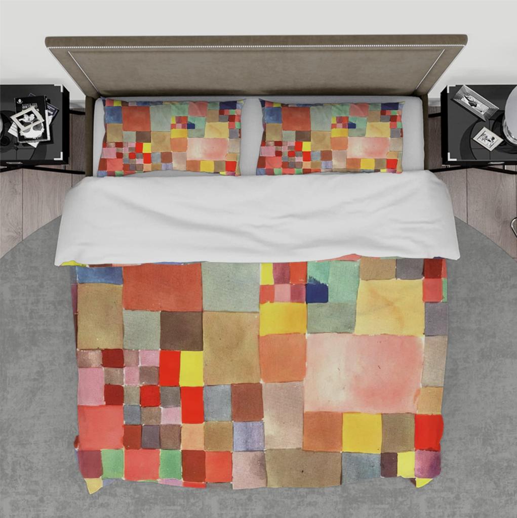 Color Block Duvet Covers for Kids Boys Girls Queen Quilt Covers Lightweight Down Room Decor 2 Pillowcases 1 Duvet Cover No Quilt