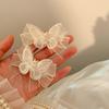 2Pcs Transparent Lace Butterflies Hair Clips for Women Cute Pearls Butterfly Hair Pins Kids Bow Barrettes Girls Hair Accessories