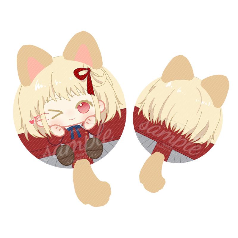 

Recoil Lycoris Plush Toys Keychain Bag Pendant Doll Keyring Takina Hutao Chisato Chisato