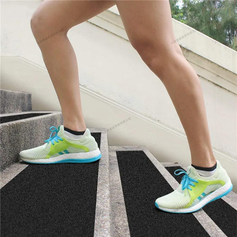 1 Piece 55x20cm Self-adhesive Step Staircase Area Rugs Non-Slip Wear-resistant Stair Tread Mat Floor Protector Carpets Door Mat