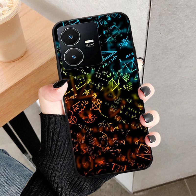 For Vivo Y22 4G Case Wolf Cat Soft Silicone Shockproof Phone Cover For Vivo V2207 V2206 Y22s Y 22 Y 22S Cases 2022 Black Bumper