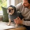 Adjustable Dog Anxiety Vest Soft Fleece Dog Calming Jacket Pet Anti-Scare Pullover  Vet Visits