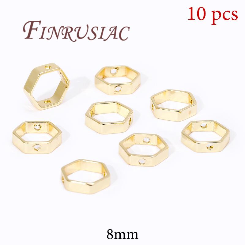 14K Gold Plated Circle Frames,Bead Frame,Bracelet Making Supplies,Jewelry Accessories,Spacer Beads Connectors