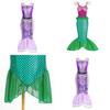 Girl's Little Mermaid Ariel Princess Dress Cosplay Costume For Children Beautiful Mermaid Skirt For Girls' Parties And Performances