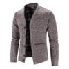 Men Cardigan Knitted Sweatercoat 2026 Autumn Winter Fleece Warm Solid Casual Knit Cardigans Jacket Coat Fashion Men Clothing