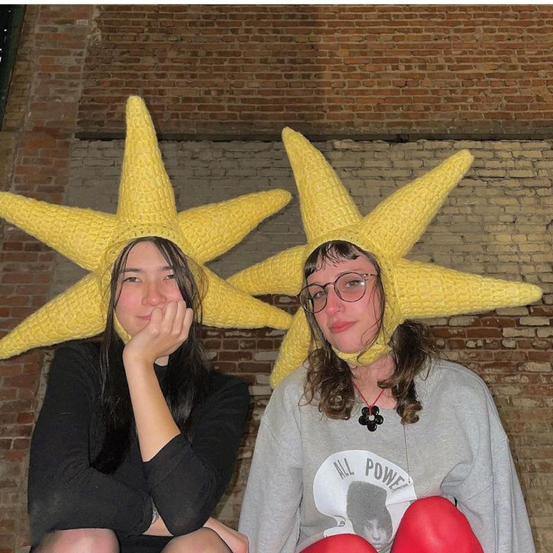 New Wizard Hat Adult Witch Knitted Hat Festival Funny Dress Personalized Wool Hat