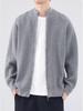 Men's Trendy Loose Knit Stand-Up Collar Zipper Cardigan - Autumn/Winter Versatile Outerwear.