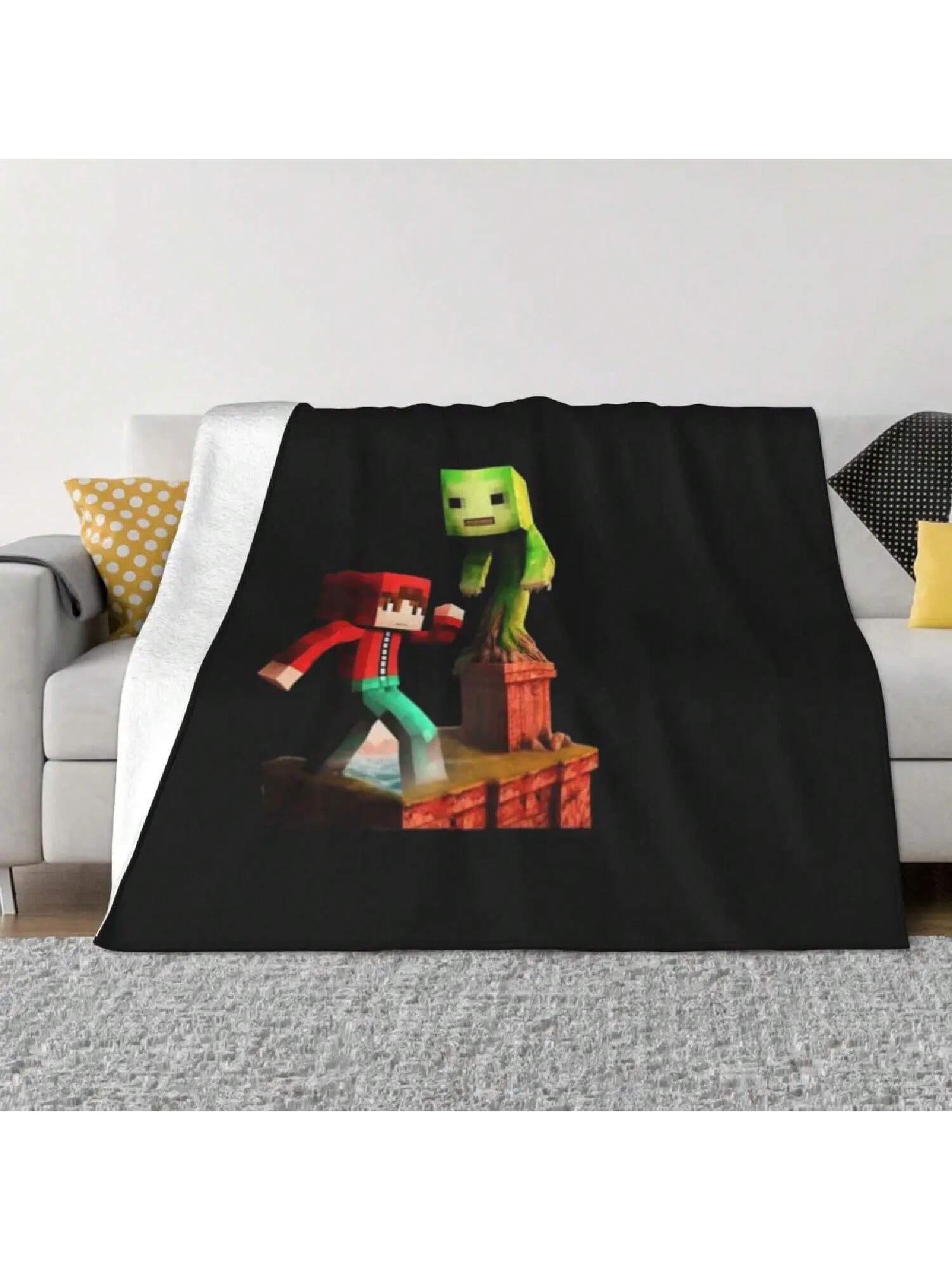 

Jj Mikey Maizen An Ultra-Soft Micro Fleece Blanket 75X95CM серый