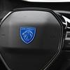 2026 Horká Samolepka na Auto Pro Peugeot 207 3008 206 208 308 5008 407 508 307 4008 2008 1ks Kryt Znak Střed Volantu Auta Embl