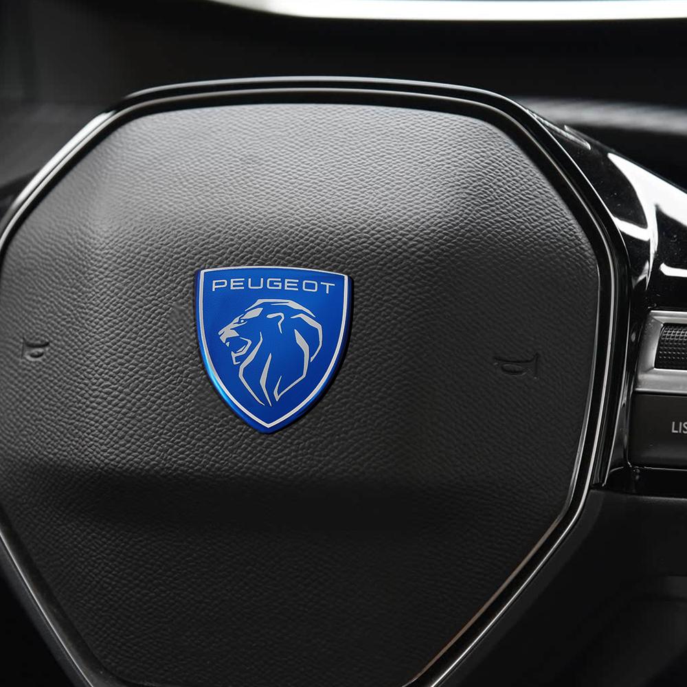 2026 Horká Samolepka na Auto Pro Peugeot 207 3008 206 208 308 5008 407 508 307 4008 2008 1ks Kryt Znak Střed Volantu Auta Embl