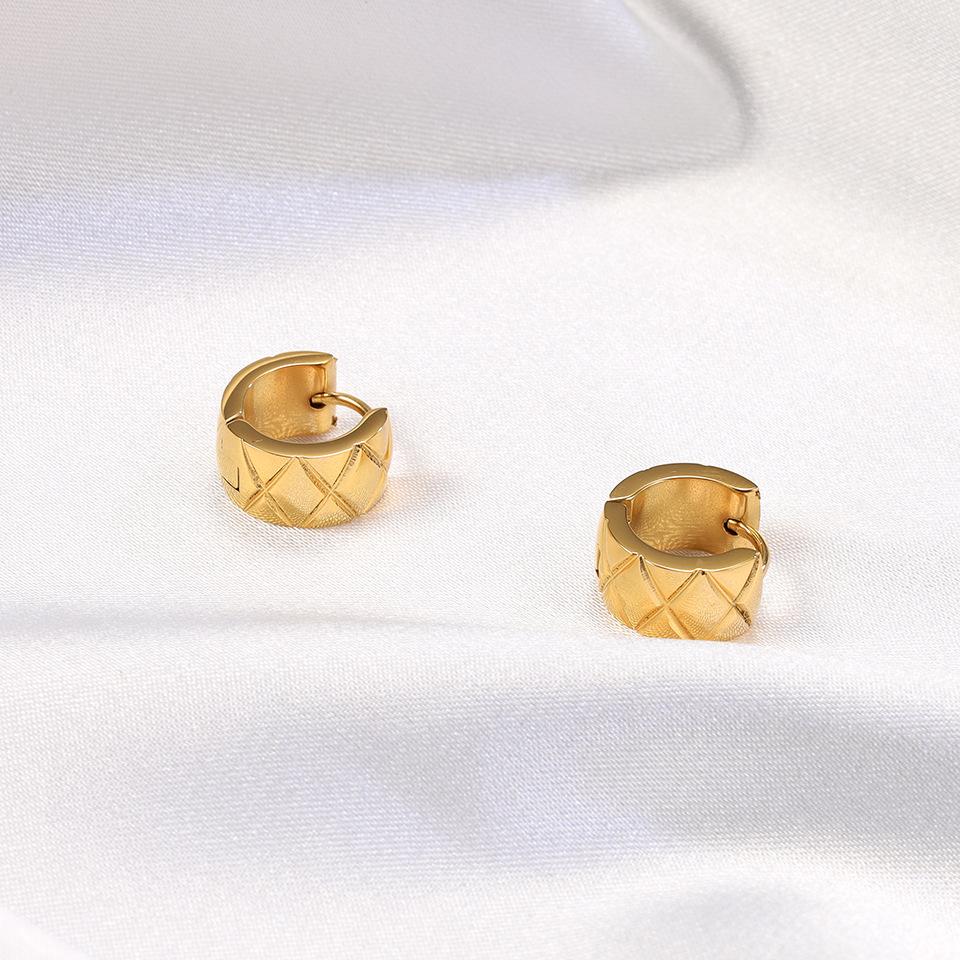 Стильные и простые серьги-гвоздики из титановой стали с цветами, персонализированные универсальные модные серьги, аксессуары