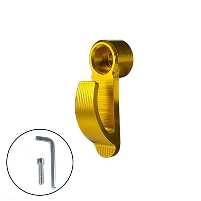 Universal Cnc Aluminium Alloy Motorcycle Single Hole Hook Helmet Bag Carry Hook Holder For Bike Electric Scooter Motorcycle