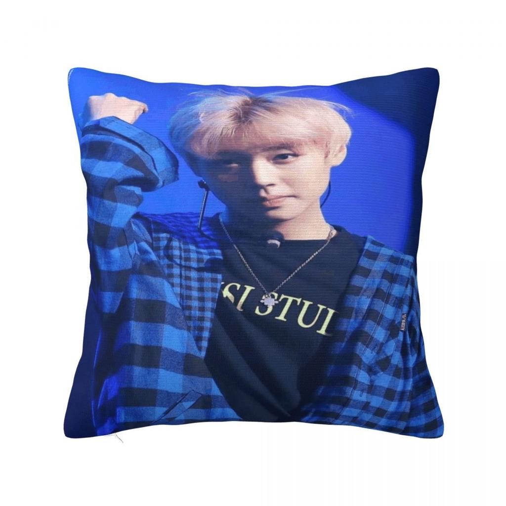 Park Ji Hoon Fan Dárková Povlak na polštář Merch Měkký Potah na polštář Povlaky na polštáře Dekorace na sedadlo S uzávěrem na zip Více velikostí