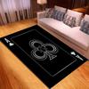 Playing Card Game Printed Carpet Party Home Decoration Theme Bedroom Rug Bathroom Kitchen Anti-slip Floor Mat Hallway Doormat