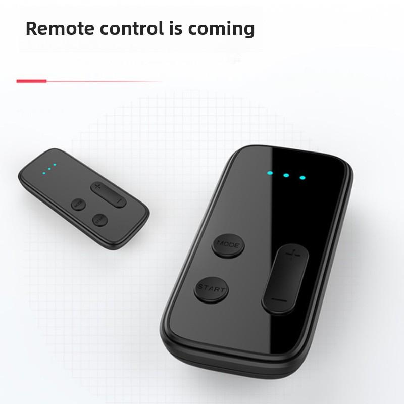 Ferngesteuertes Halswirbelsäulenmassagegerät, intelligenter Mini-Massageaufkleber für den Schulterpuls, dann tragen Sie das Schulter-Nacken- und Rückenmassagegerät