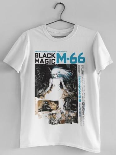 

Black Magic M66 Unisex TShirt Oldschool Anime OVA Cyberpunk Shirow Masamu Unisex T-Shirt XL