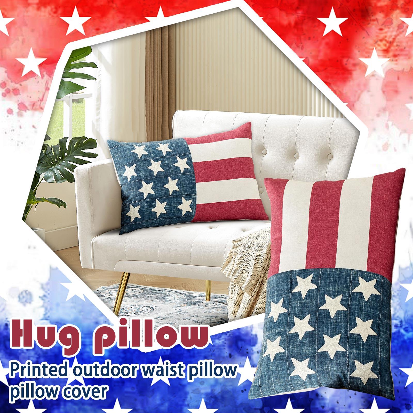 

Printed Outdoor Waist Pillow Pillow Cover 30*50CM (Single Side Printing) One Size
