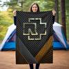 Till Lindemann, lead singer of the German heavy metal rock band Rammstein, blanket for warmth, home decoration for siesta, flannel blanket Y5