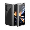 ZFold6 Clear Plating Phone Case Full Body Shockproof Cover Foldable 5G Phones With Stand