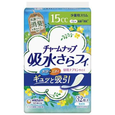 Unicharm Charm Up Absorbent Soft Small Amount Deodorant 32 Sheets