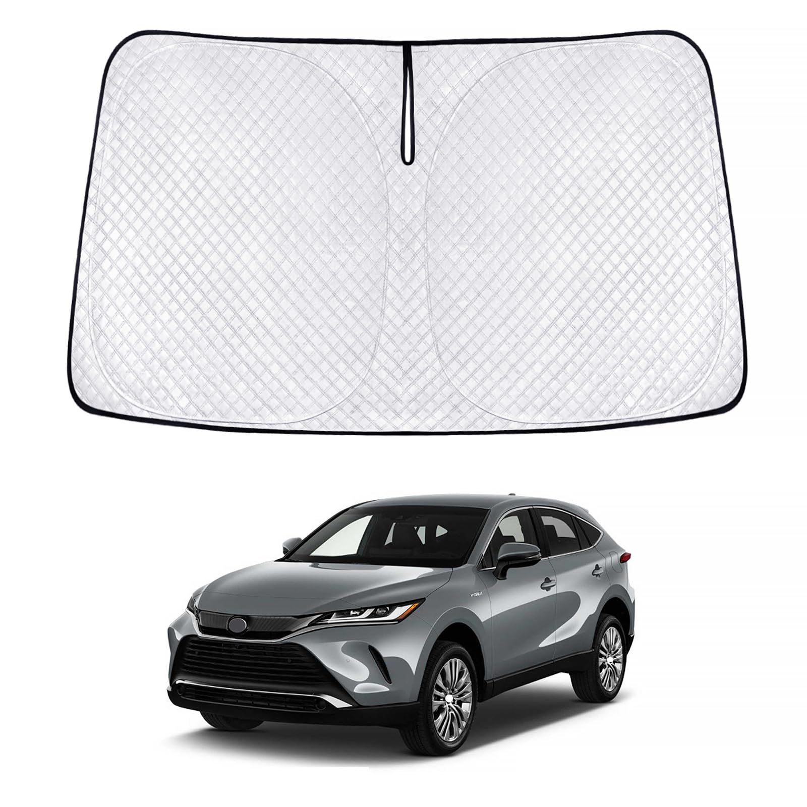 

New Harrier 80 Series Sunshade Windshield UV Sun Light Heat Sunshade Fabric Foldable Suitable for Car Camping and Privacy Protection Part (MXUA8#