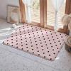 Print P PolkaDot Floor Mat Eco  Flannel Doormat Non Slip Odorless Indoor Floor Rug Soft Short Plush Home Mat